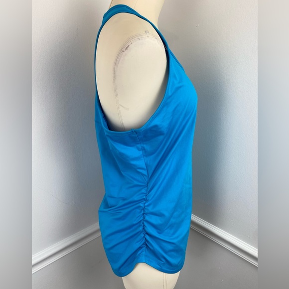 CALIA By Carrie Underwood Blue Razorback Tank | Size Large - Picture 6 of 10